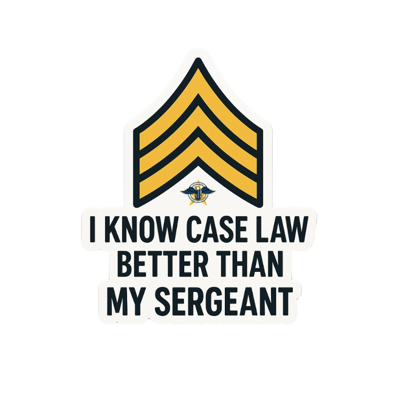 "Case Law" Sticker