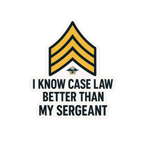 "Case Law" Sticker