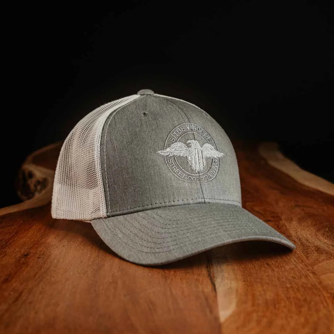 The Eagle Snapback- Gray/White